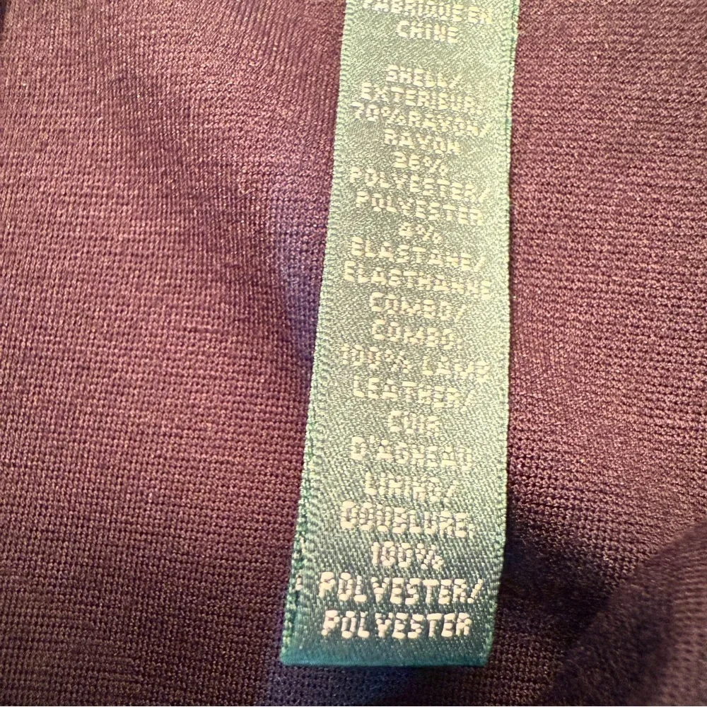 Lauren Ralph Lauren Black Sheath Dress Size 10 |Sleeveless Midi Faux leather - Picture 10 of 10